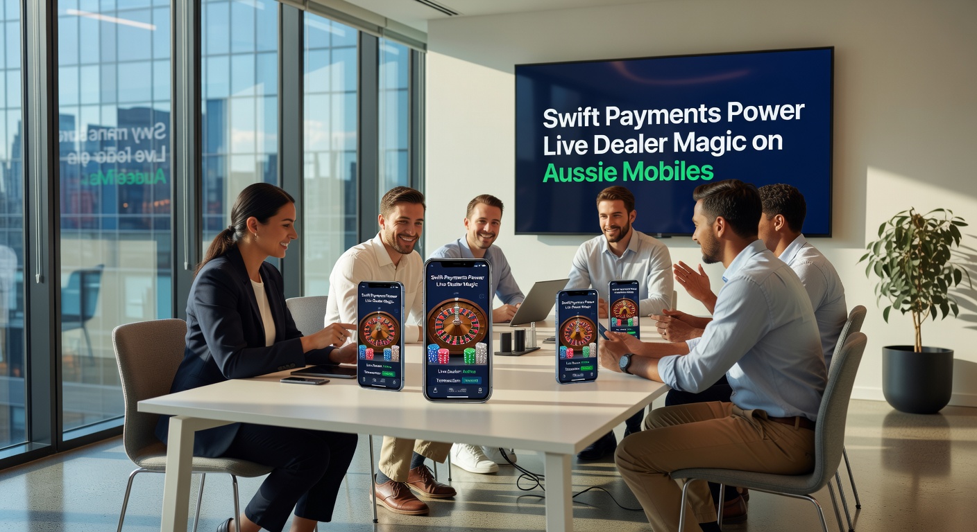 Nahtlose Integration von Swift-Payments in Live-Dealer-Apps auf australischen Mobilgeräten